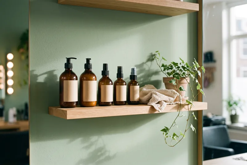 Haarproducten op de plank